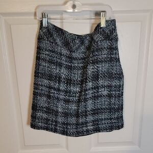 LOFT 4P Tweed Mini Skirt